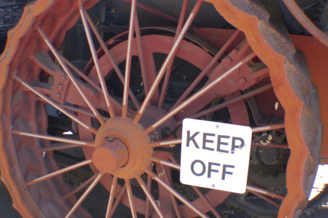 Keep Off Wheel