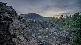 Early morning hike along Lava Flow Trail | Sunset Crater Volcano National Monument, Flagstaff, Arizona, USA