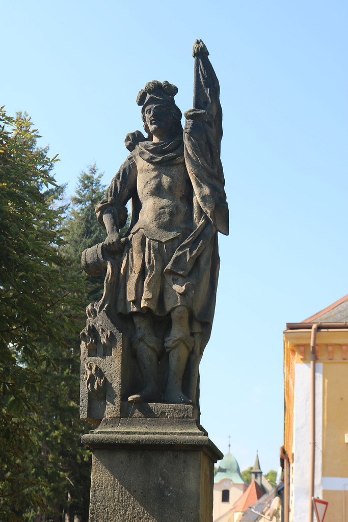 socha sv. Floriána v Mašťově