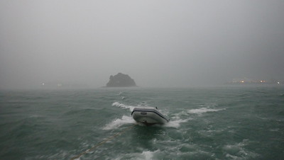 Diverting from Pulau Jong due to weather
