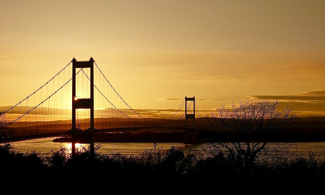 Severn Bridge Sunset