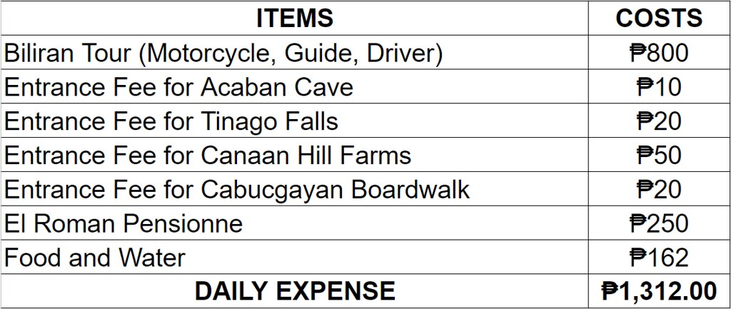 Eastern Visayas Expenses 4