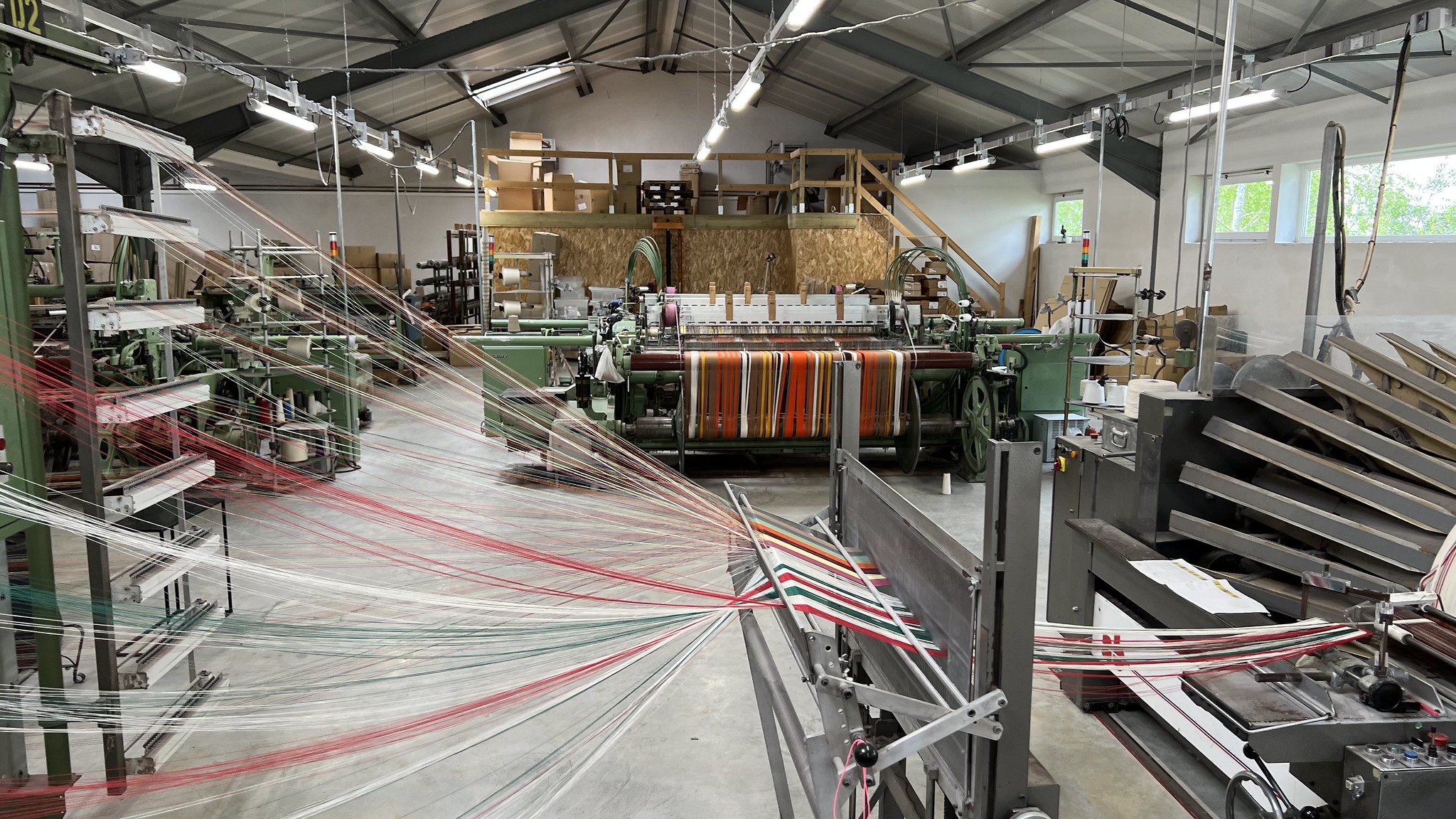 Fabric factory in Ascain