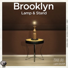 Brooklyn Lamp & Stand : New release and groupgift for May