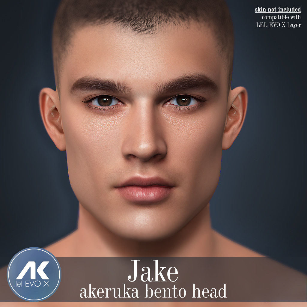NEW Akeruka Male Head Jake