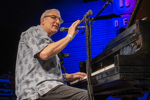 Joe Krown at WWOZ Piano Night on May 2, 2022. Photo by Marc PoKempner.