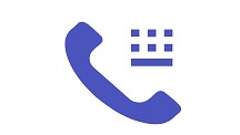 Phone icon with dial pad