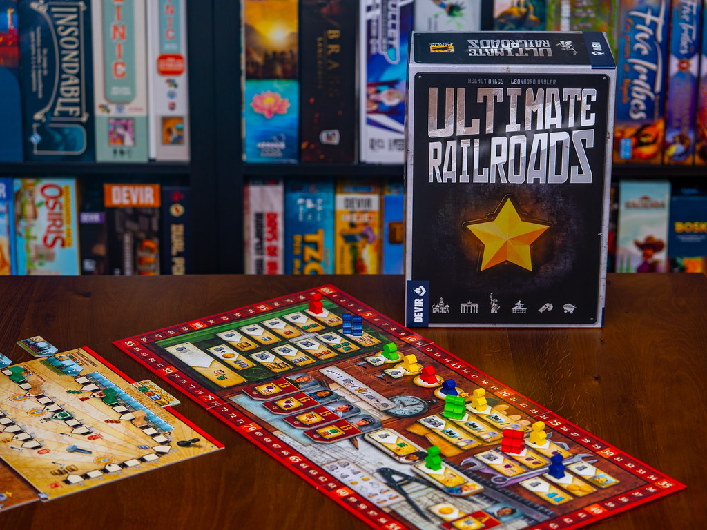 Ultimate Railroads boardgame juego de mesa
