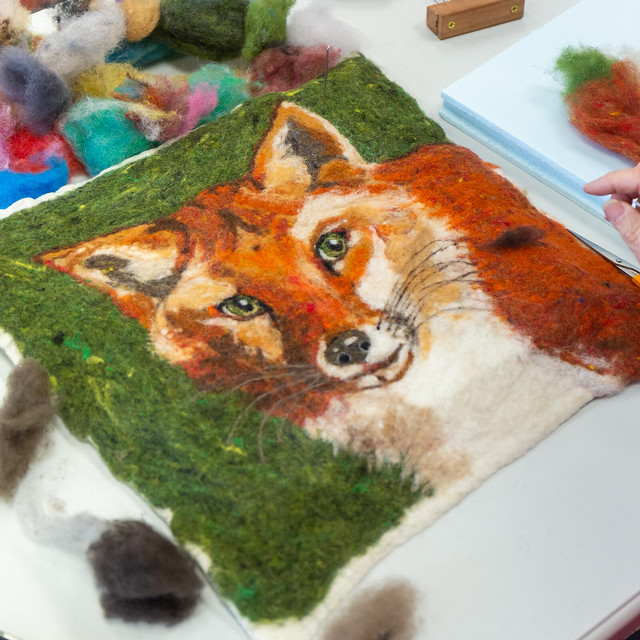 Folk Art Tapestry–Needle and Wet Felt with Neysa Russo