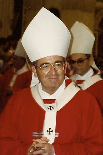 Former Archbishop of St. Louis, Missouri, Justin Rigali, Rome, Italy, June 1994