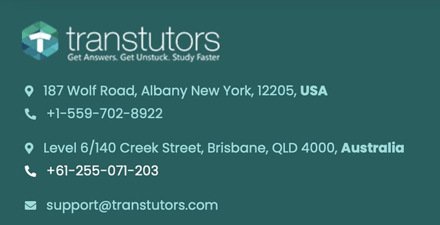 There are a few ways to contact support services on TransTutors.com.