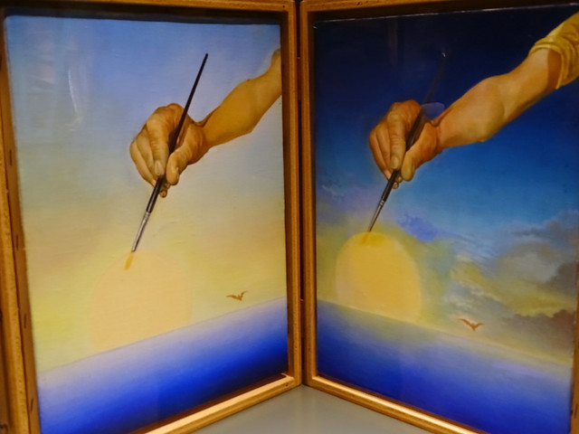Sin titulo. La Mano Obra estereoscopica (Untitled. The hand. Stereoscopic work) / Salvador Dali