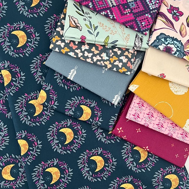 Moon Garden Quilt Kit available at Lady Belle Fabric