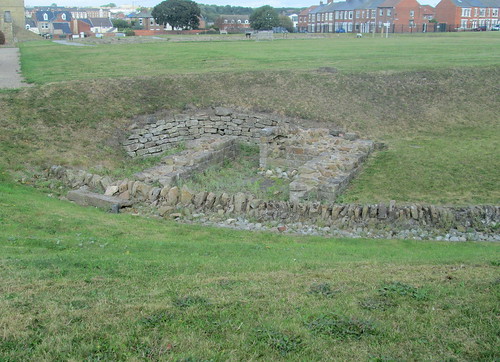 Corner of Arbeia Fort, South Shields