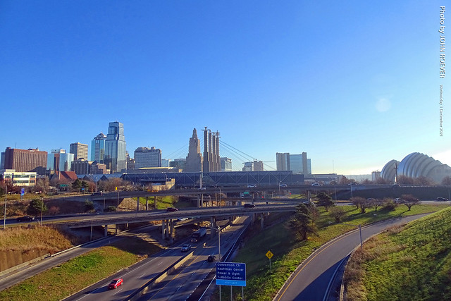 Kansas City Skyline in the morning, 1 Dec 2021