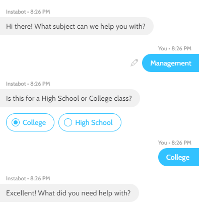If you need help from the support team on Takeyourclass.com, you can contact only with a useless chatbot.