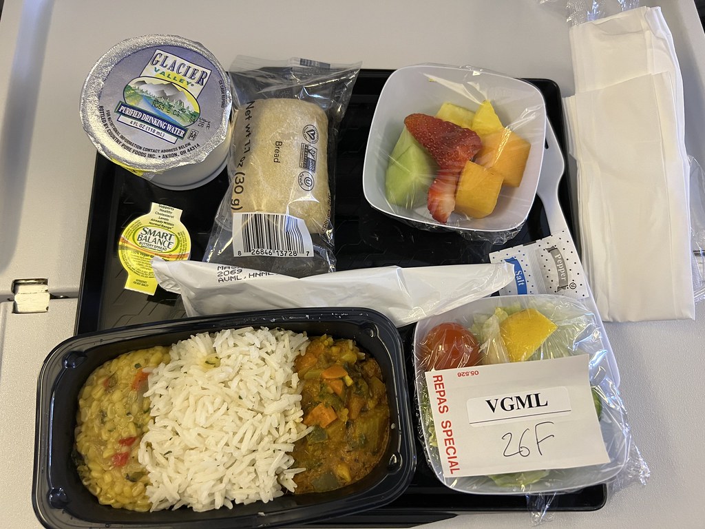Air France Vegetation Meal | An error so I got a vegetarian … | Flickr