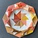 Modular origami mandala