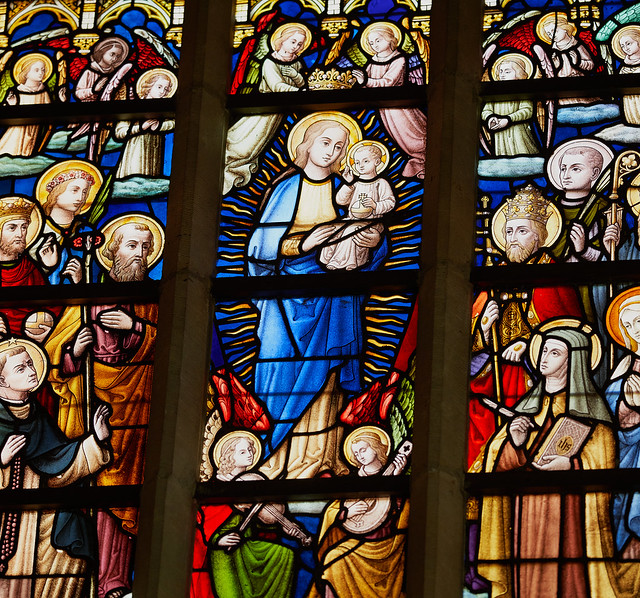 Saint-Martin church stained glass window
