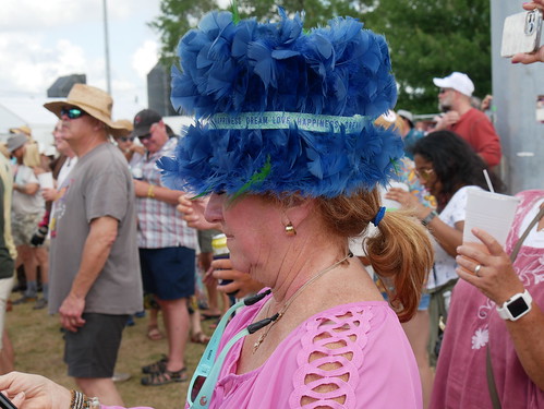 Jazz Fest Hat. Photo by Louis Crispino.