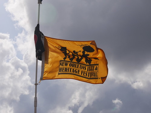 Jazz Fest Flag. Photo by Louis Crispino.