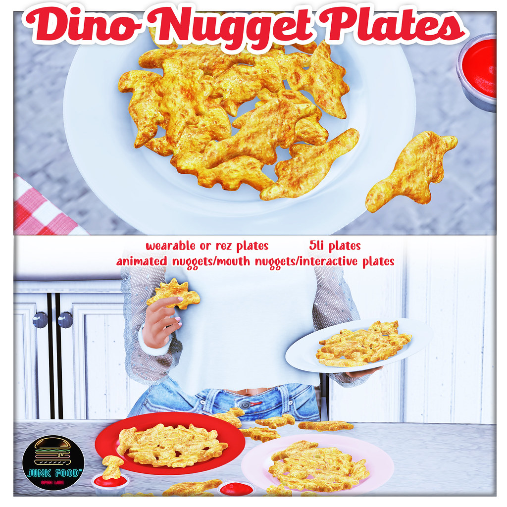 Junk Food – Dino Nuggets Plate AD