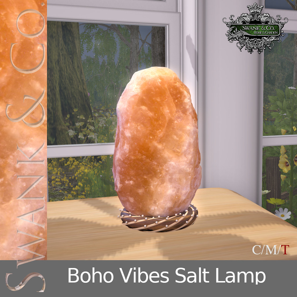 Swank & Co. Boho Vibes Salt Lamp