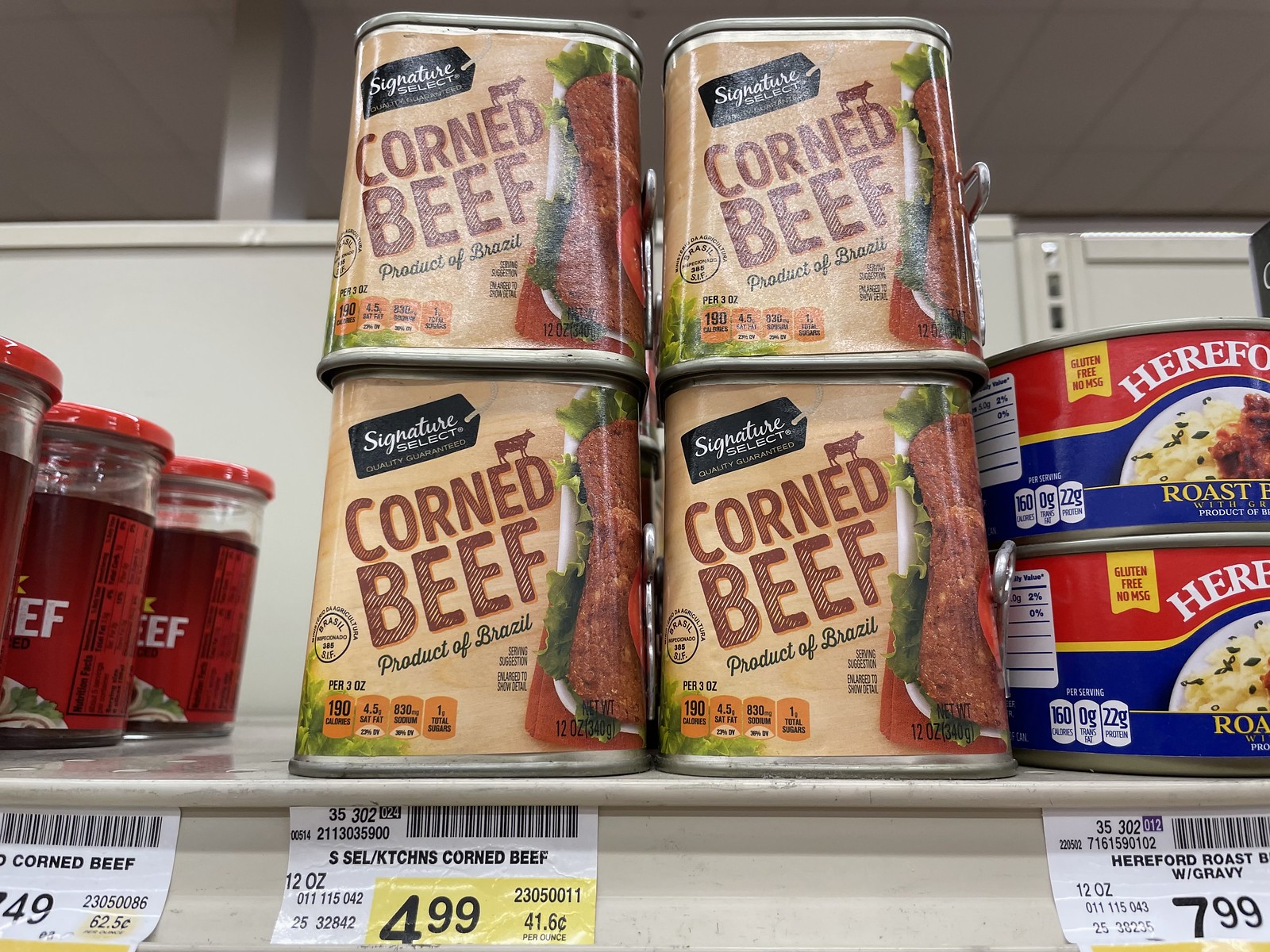 Canned Corned Beef at Safeway
