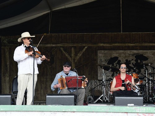 Les Freres Michot on the Fais Do Do Stage. Photo by Michael White.