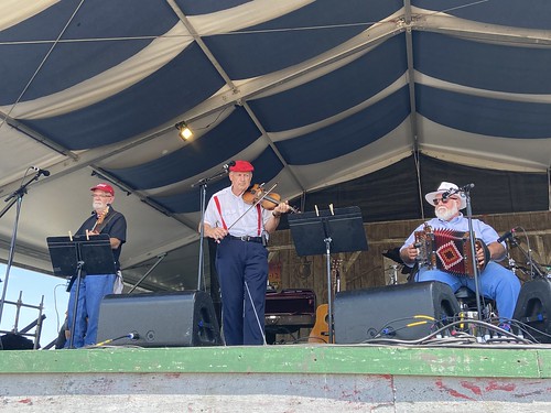 Jambalaya Cajun Band at Jazz Fest - May 7, 2022. Photo by Carrie Booher.