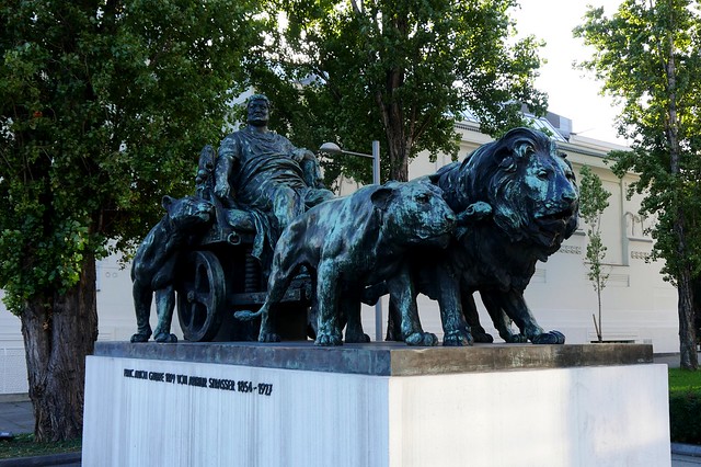 Wien, Marc Anton, von seinen Löwen gezogen / Vienna, Marcus Antonius, drawn by his lions