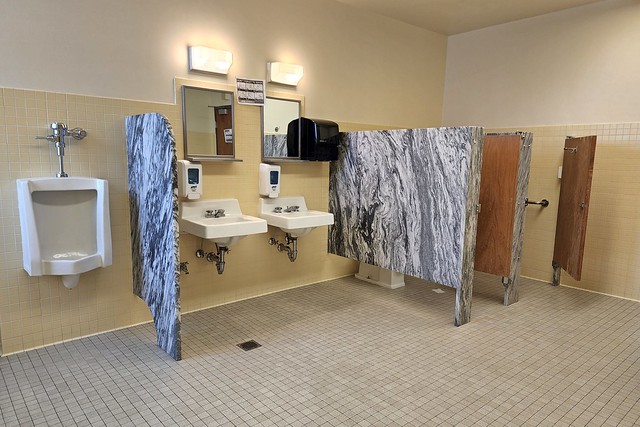 Second floor men's restroom at Gabbin Hall [01]