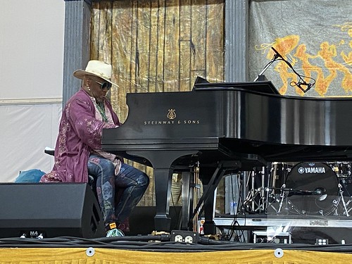 Davell Crawford Tribute to James Booker at Jazz Fest - May 7, 2022. Photo by Carrie Booher.