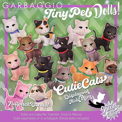 Cutie Cats Tiny Pet Dolls!