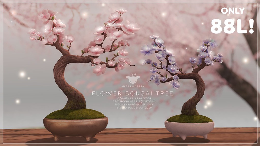 +Half-Deer+ Flower Bonsai Tree for C88 May