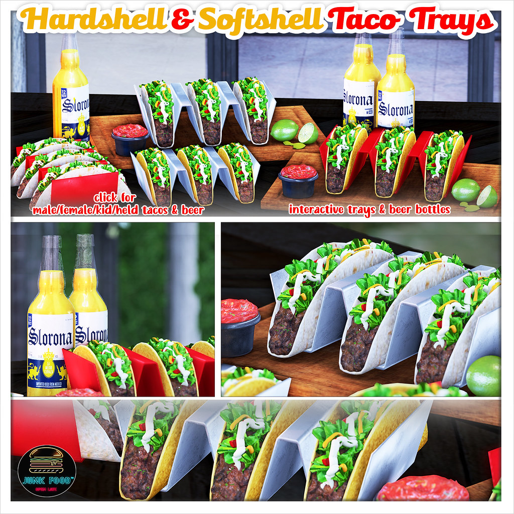 Junk Food – Hardshell & Softshell tacos