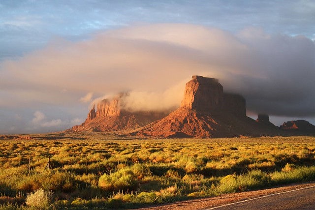 Monument Valley in the eveninglight - Archiv