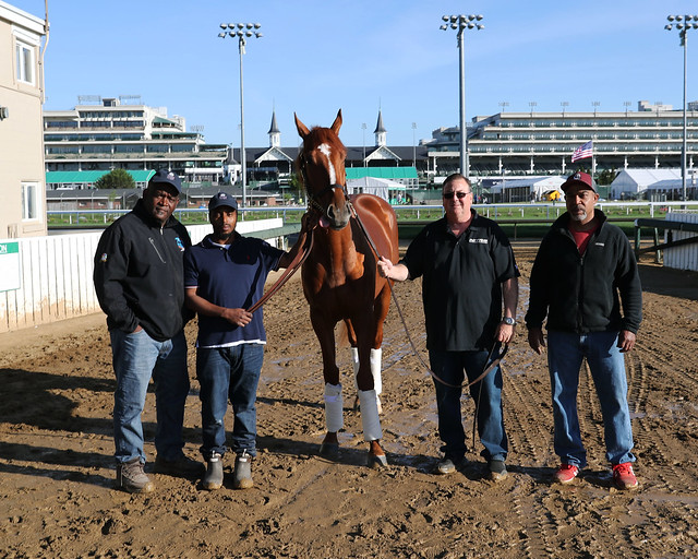 RICH STRIKE after winning the Kentucky Derby. Photo Coady Photography.