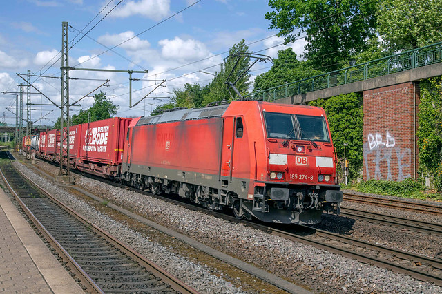 DB Cargo 185 274 Hamburg Harburg