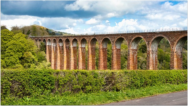 Leaderfoot Viaduct, Newstead. Scotland.