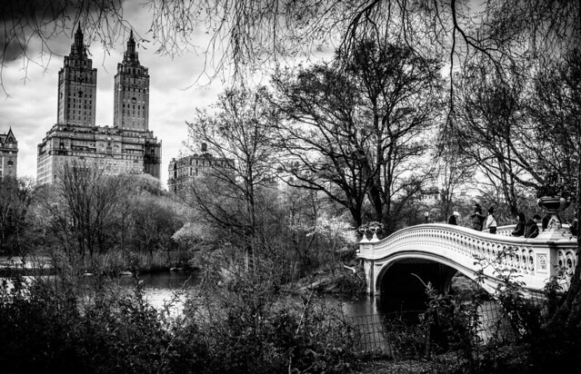 Bow Bridge & Central Park West Skyline