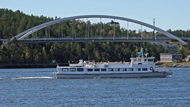 The commuter boat Kungshatt in Stockholm