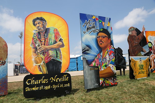 Ancestor Unveiling: Charles and Art Neville. Photo by Michele Goldfarb.