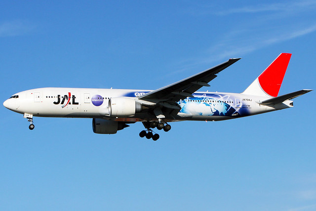 Japan Airlines | Boeing 777-200ER | JA704J | oneworld livery | London Heathrow