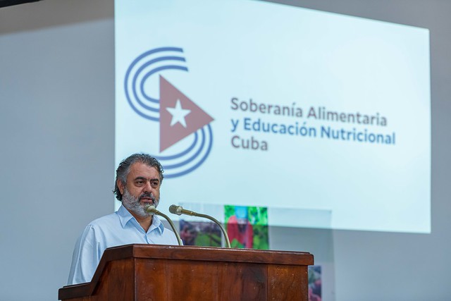 Presentación del Plan de Soberanía Alimentaria y Educación Nutricional a Cuerpo Diplomático y agencias de cooperación en Cuba