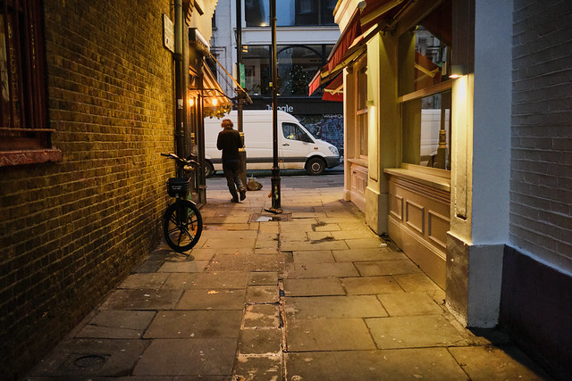 Leaving the alley - St. Annes Court, London