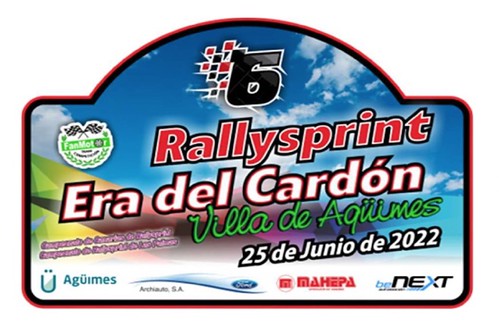 Cartel promocional del 6º RallySprint Era del Cardón-Villa de Agüimes