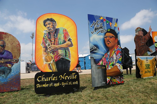 Ancestor Unveiling: Charles and Art Neville. Photo by Michele Goldfarb.