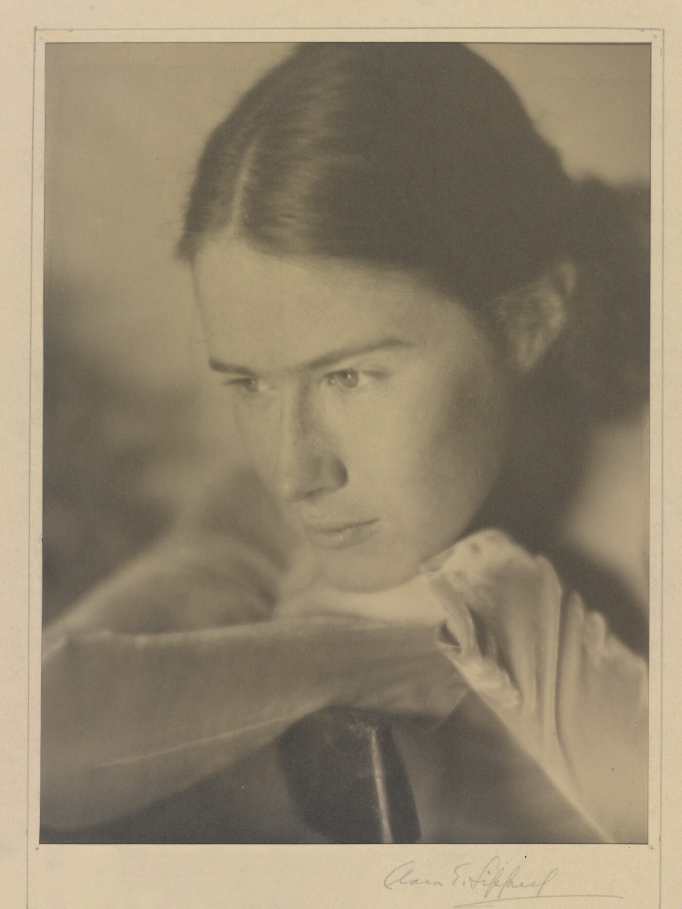 Clara Sipprell (1885-1975); Dorothea Perkins; ca. 1940's - 1950's; Gelatin silver print; Amon Carter Museum of American Art, Fort Worth, Texas, Purchase through gift of The Dorothea Leonhardt Fund of the Communities Foundation of Texas, Inc.; P1984.1.260