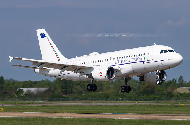 SXB → MM62209 Airbus A319CJ Italy Air Force